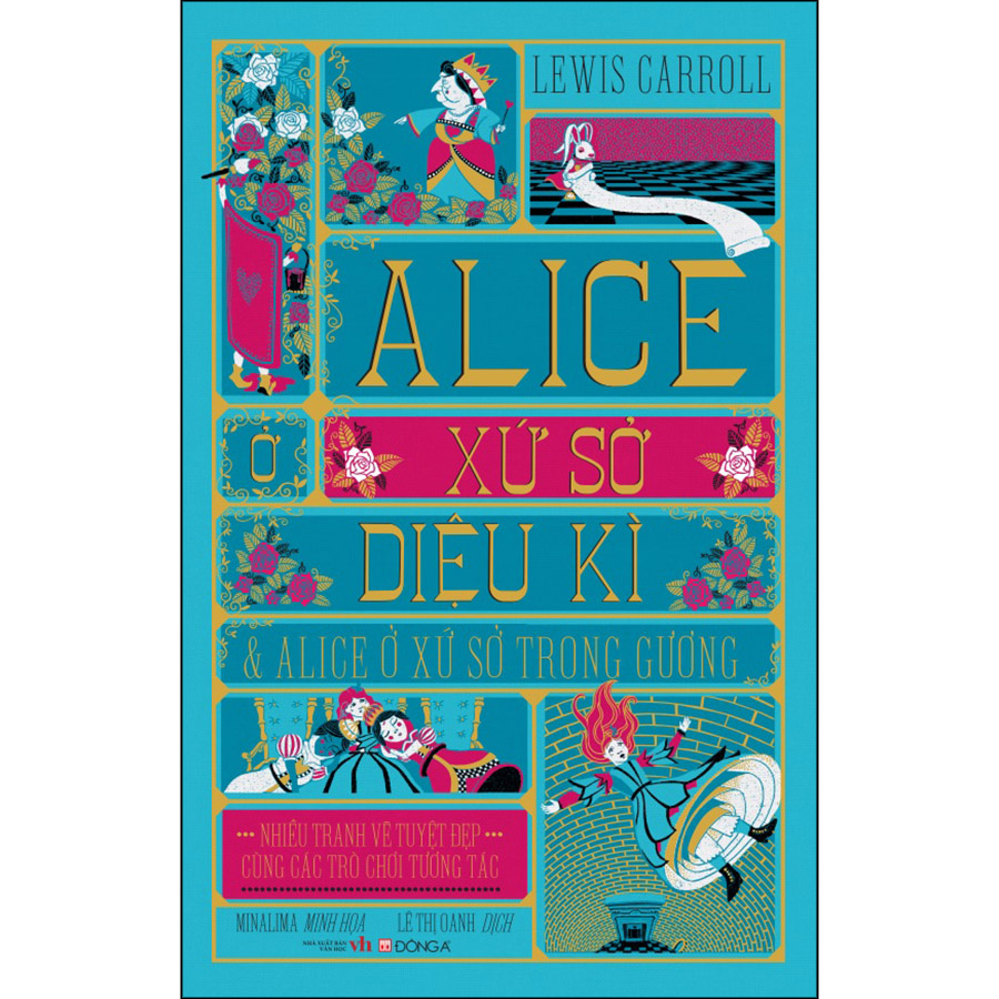 Alice ở xứ sở diệu kì và Alice ở xứ sở trong gương (Bìa cứng)