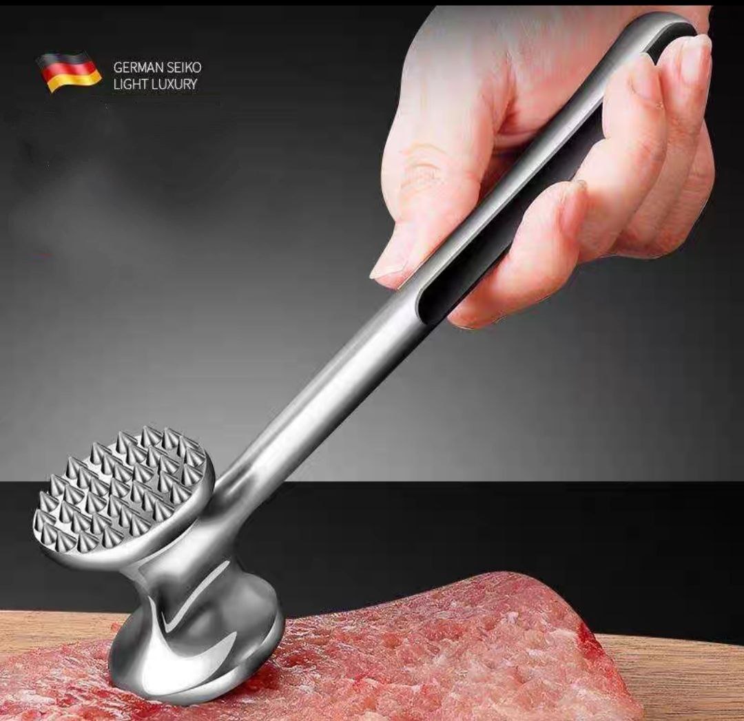 Búa Đập Thịt Dụng Cụ Nhà Bếp Bằng inox 304 búa dần thịt inox 304 liền khối cao cấp có 2 size