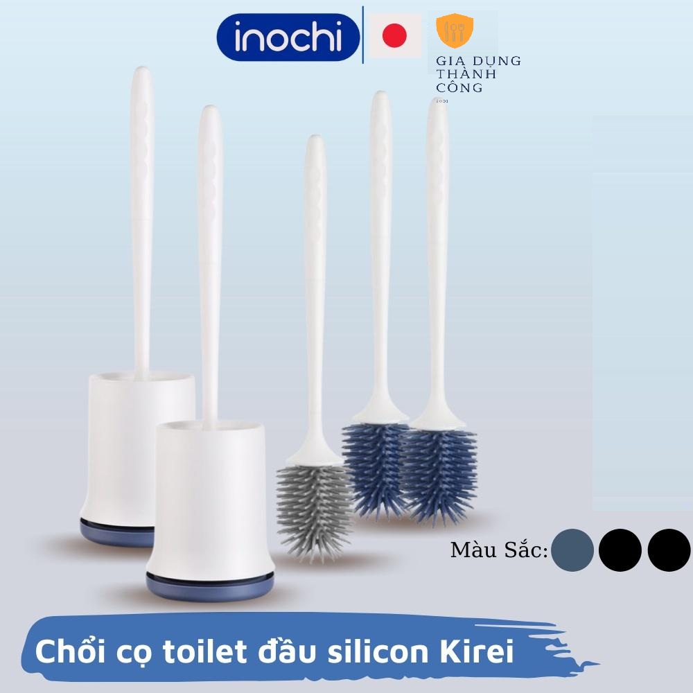 Hình ảnh Chổi cọ nhà vệ sinh bồn cầu toilet silicon inochi kirei thông minh cây cọ bồn cầu chà nhà tắm tiện dụng