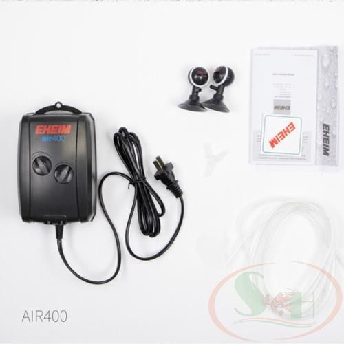 Máy sủi oxy Eheim air400 điều chỉnh 2 vòi sủi êm air pump bể cá tép