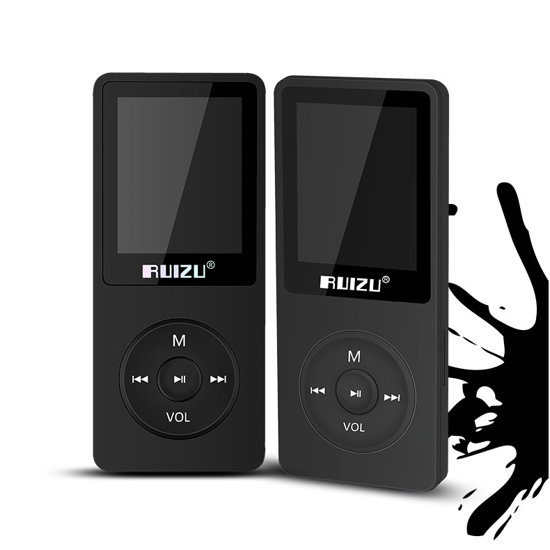 Máy Nghe Nhạc Mp3 RUIZU X02 8G AZONE Hàng Nhập Khẩu - Đen