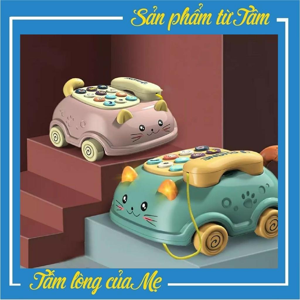 Đồ Chơi Điện Thoại Ô Tô Có Nhạc Và Đèn - Đồ Chơi Phát Nhạc Giáo Dục Sớm Cho Bé Từ 1-3 Tuổi