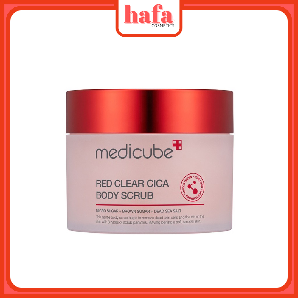 Tẩy da chết toàn thân Medicube Red Clear Cica Body Scrub 200g