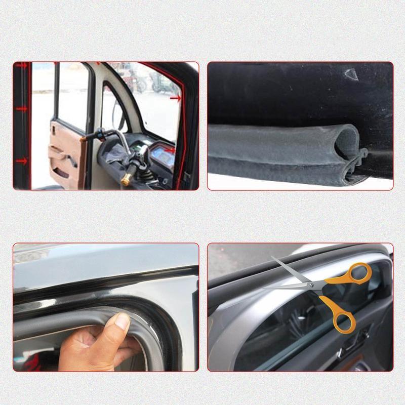 Gioăng Chữ U Có Rãnh Khí - Gioăng Cửa, Cốp Xe mazda, hyundai, Kia, Xe Tải, Tủ Điện, Tủ Sắt - Đệm khí ở sườn, hông