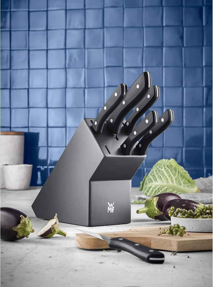 Bộ dao WMF Knife Block with Knife Set 7 Pieces kèm giá để dao Hàng chính hãng