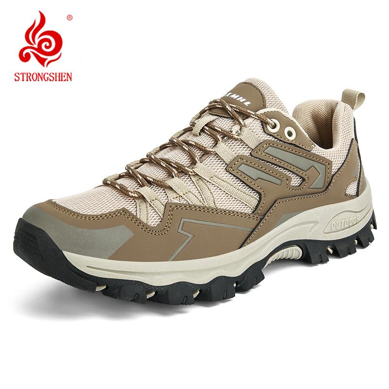StrongSHEN Ngoài Trời Nam Giày Đi Bộ Đường Dài Cặp Đôi Leo Núi Đi Bộ Đường Dài Giày Nữ Thể Thao Chống Thấm Nước Thời Trang Giày Đi Bộ Giày Sneaker Color: gray Shoe Size: 44