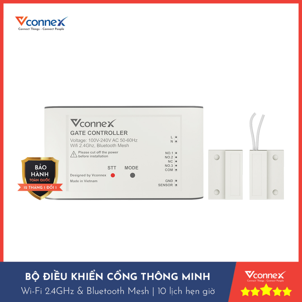 Bộ Điều Khiển Cửa Cổng Thông Minh Vconnex