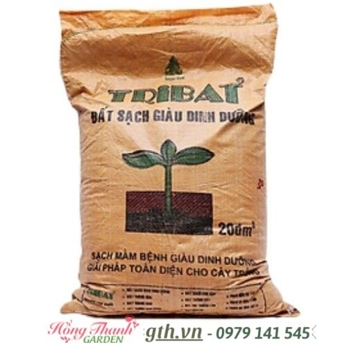 Đất hữu cơ trồng cây đa dụng - Đất sạch Tribat ( 20 dm3 )