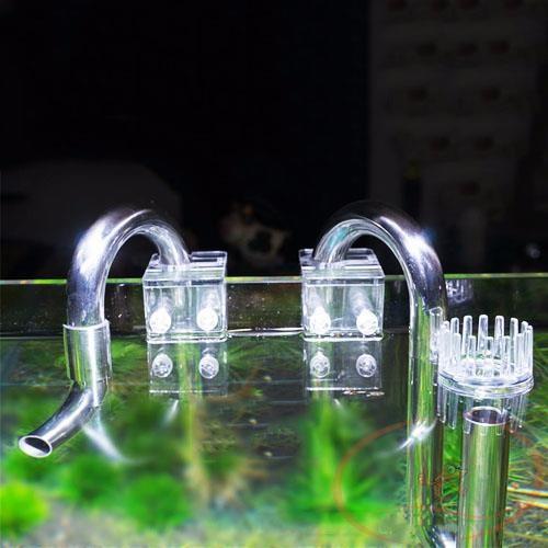 Bộ In Out Inox có kèm lọc váng Mufan cho hồ cá cảnh, thuỷ sinh
