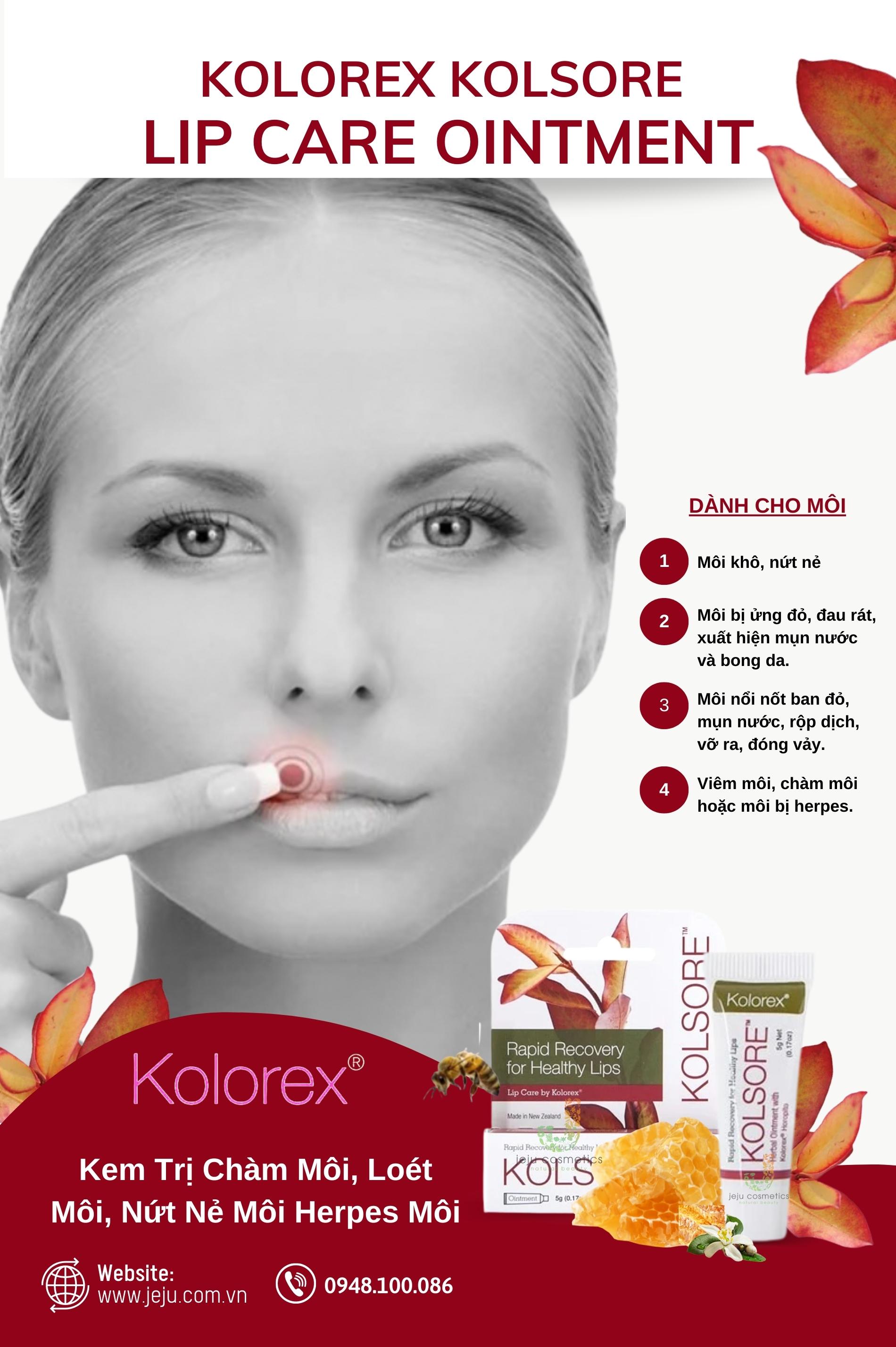 Kolorex Kolsore Lip Care Ointment 5gr