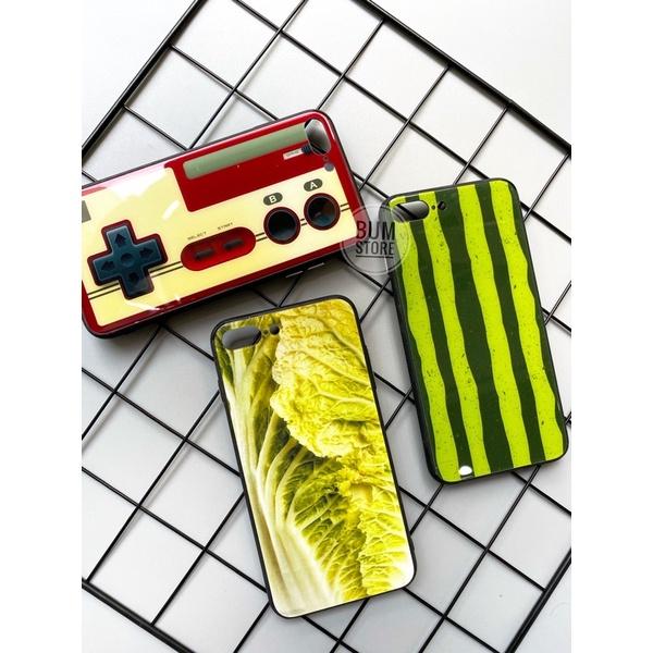 Ốp lưng kính viền dẻo CHO IPHONE 7 PLUS / IPHONE 8 PLUS / IPHONE X