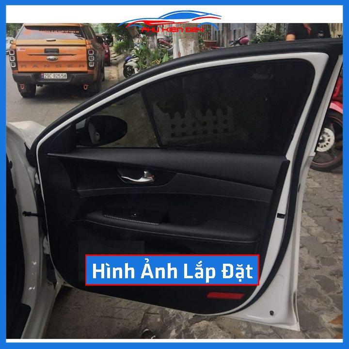 Bộ 4 rèm chắn nắng nam châm Cerato, K3 2019-2020 khung cố định chống tia UV