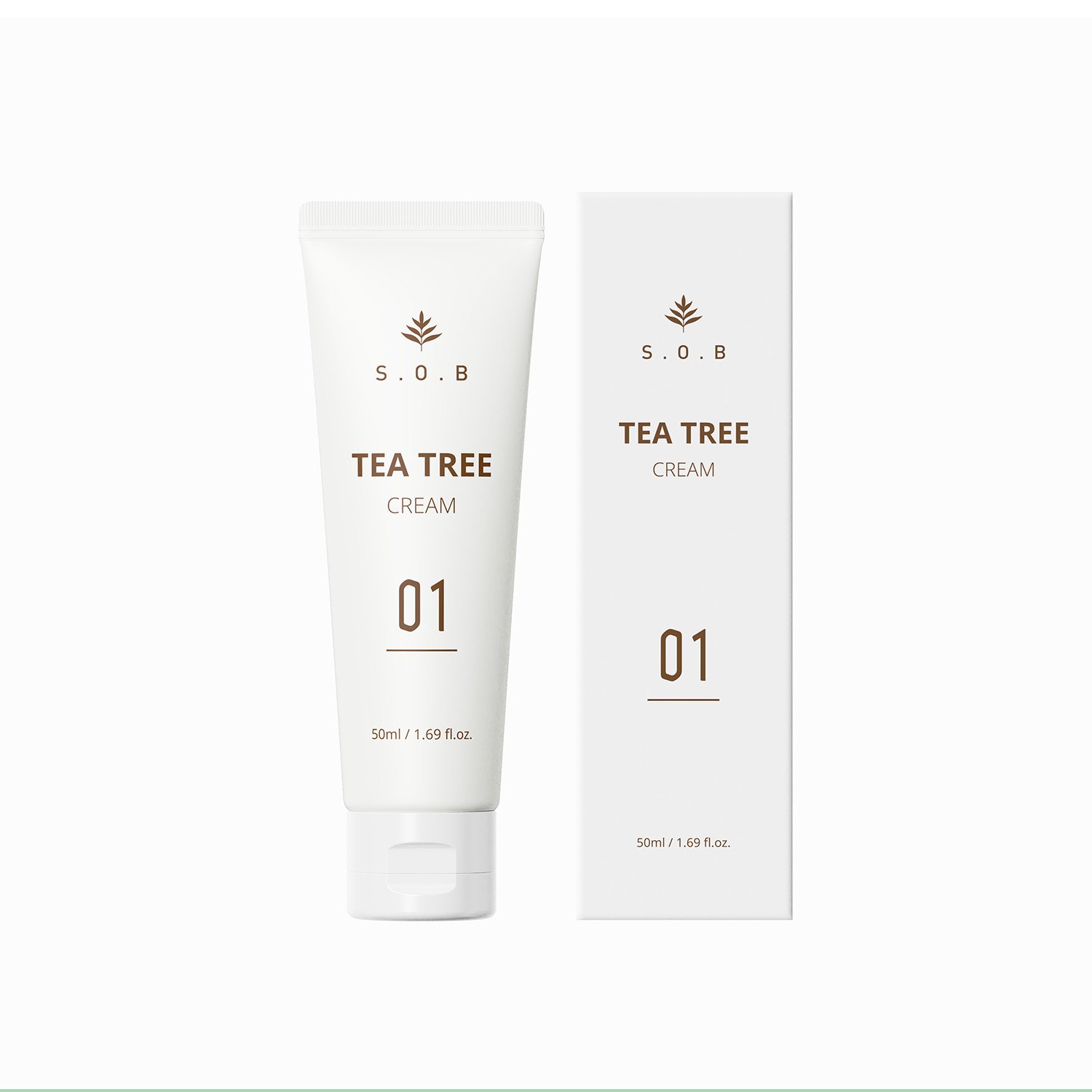 Kem dưỡng ẩm làm dịu da - Kem dưỡng ẩm ngừa mụn S.O.B TEA TREE CREAM