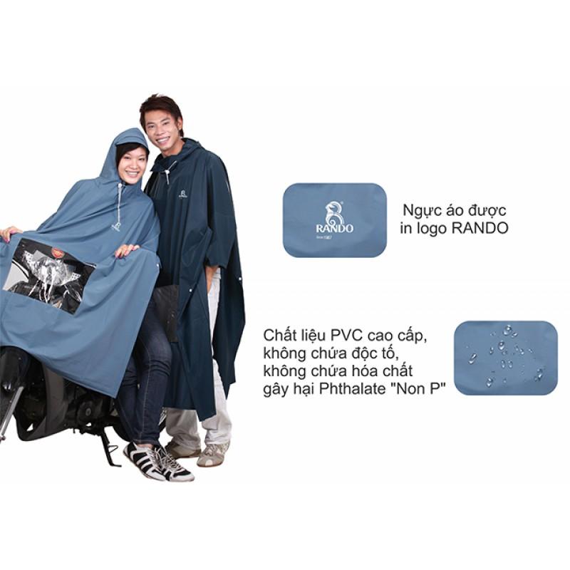 Áo mưa Poncho Cổ Rùa cao cấp Kiếng 0.23