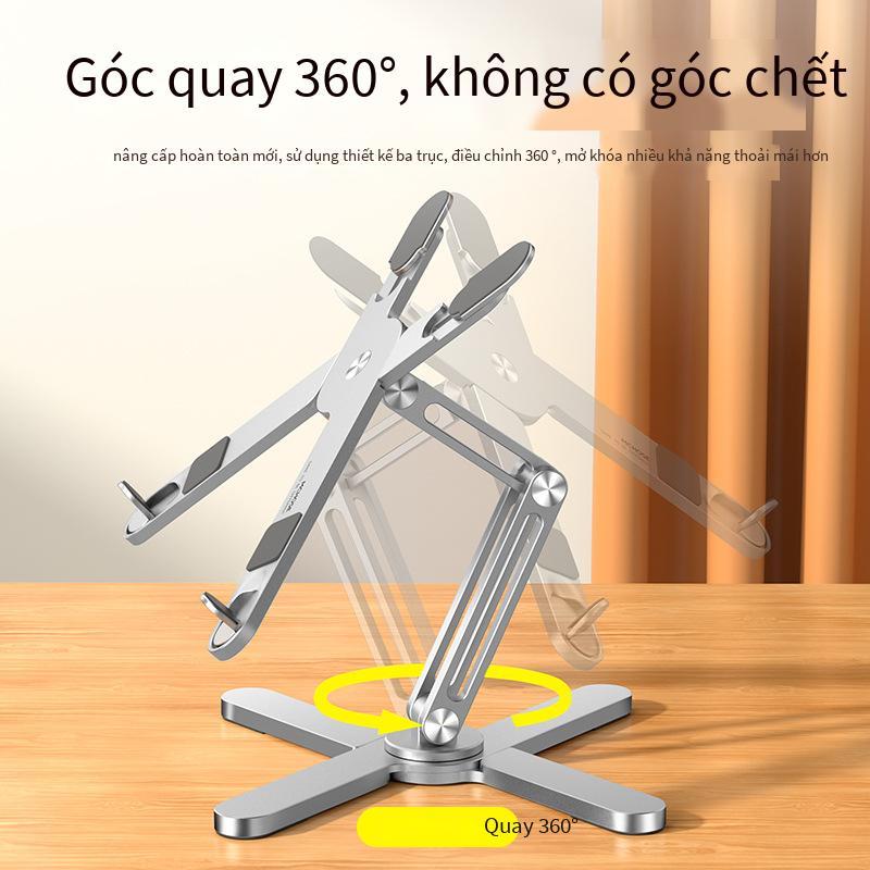 Ưu đãi đặc biệt MCHOSE từ giá đỡ máy tính xách tay N86 giá đỡ máy tính để bàn có thể xoay bằng hợp kim nhôm, giá đỡ gấp làm mát dạng gập nâng cao
