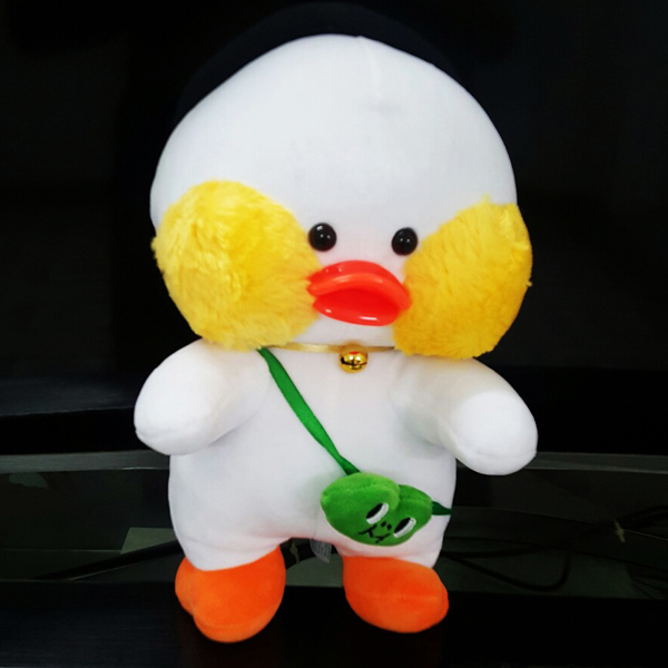 Gấu Bông Vịt Má Hồng Đeo Túi Gb63