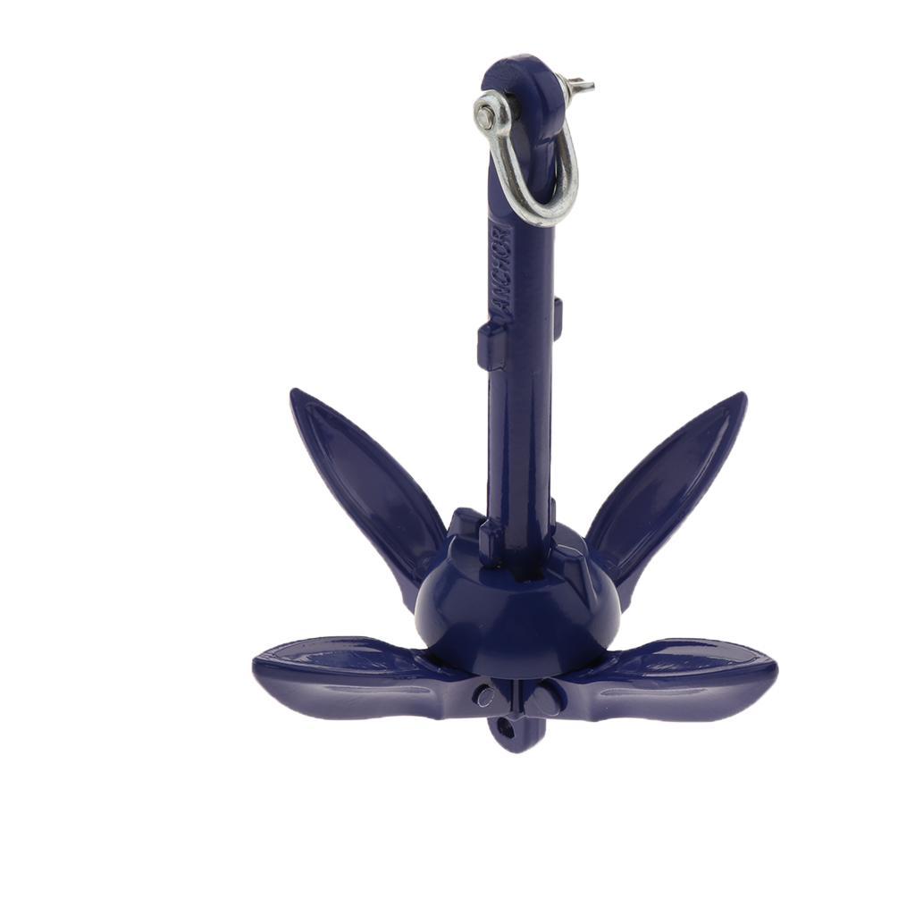 2X Grapnel Anchor System, Folding Anchor, Foldable Kayak Anchor for Fishing