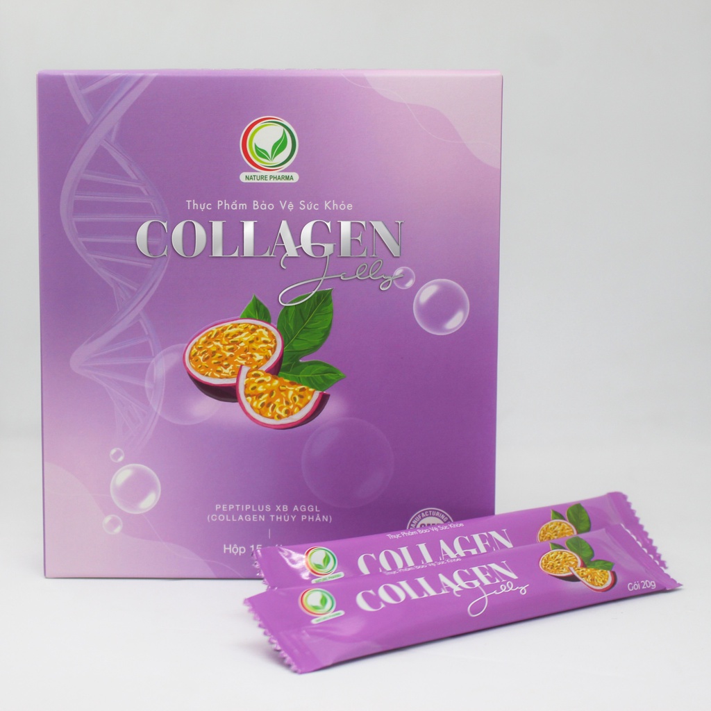 Thạch Collagen Jelly Hỗ Trợ Chống Oxy Hóa, Tăng Độ Đàn Hồi, Căng Bóng Da - Greenmec