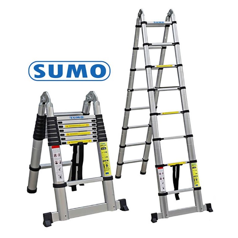 Thang Nhôm Rút Gọn Đơn Sumo Nhật Bản ADT808B - Hàng Chính Hãng