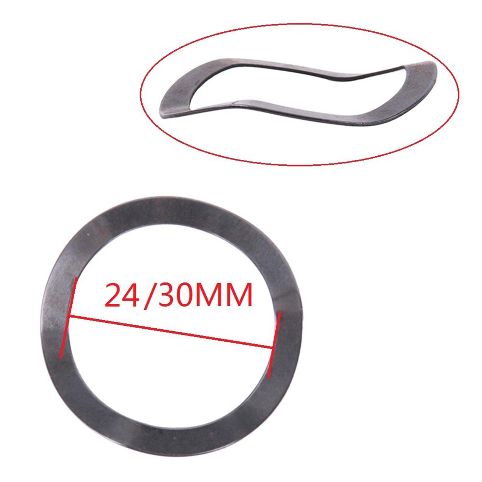 Bike Bottom Bracket Adapter, Small Aluminium Alloy Bearing Bottom Bike Crank Set BB Wave Spring Washer Bicycle Part