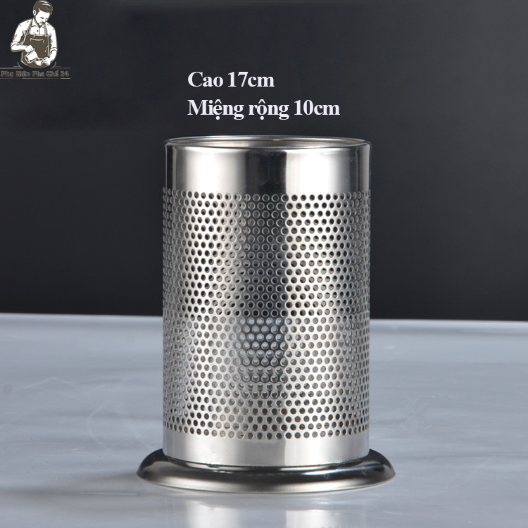 Ống Inox Đựng Ống Hút, Thìa, Muỗng