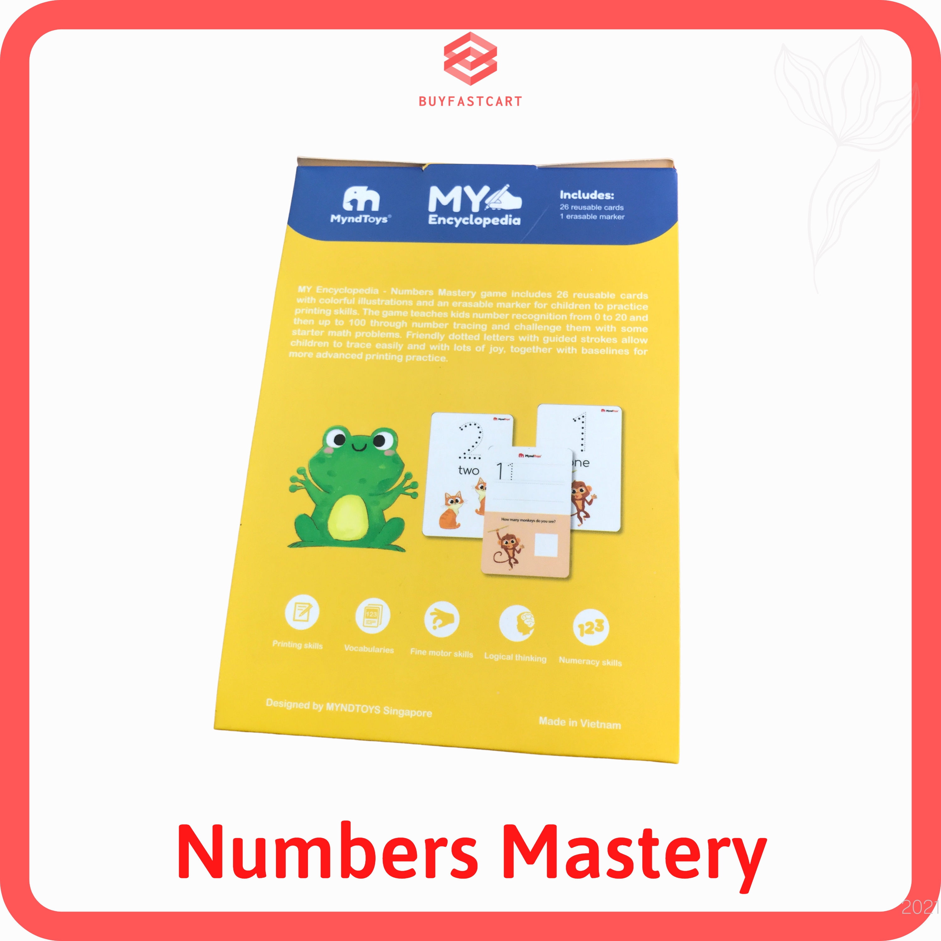 Đồ chơi giáo dục trẻ em MyndToys Encyclopedia - Numbers Mastery phát triển kĩ năng thông minh sáng tạo