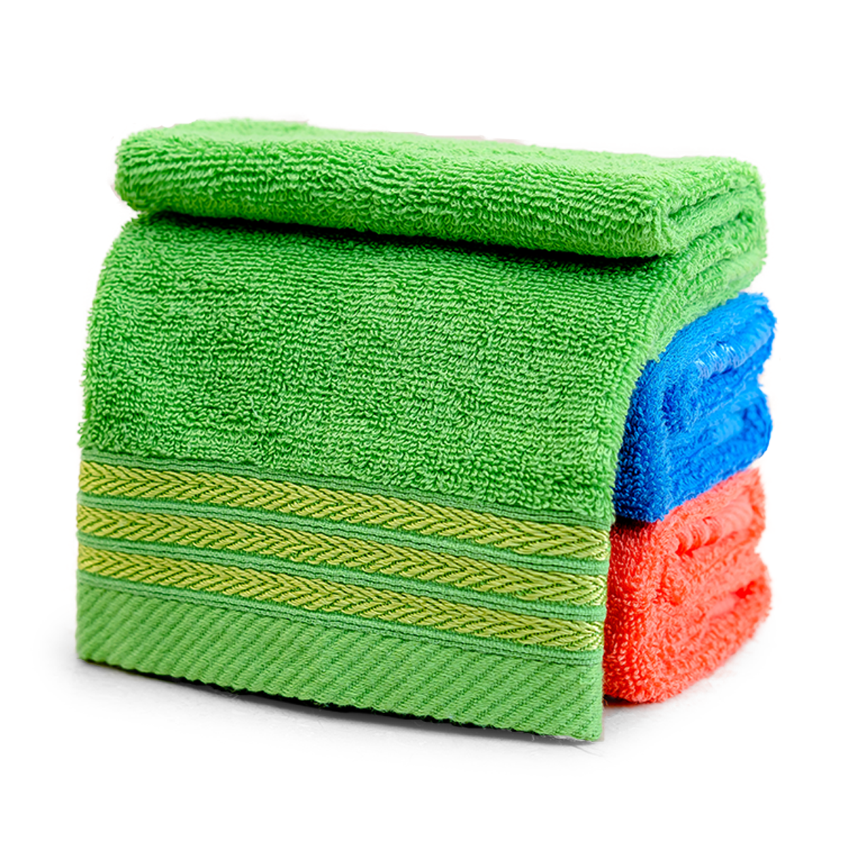 Khăn Mặt Cotton Tự Nhiên 100% Niva WS1 Mềm Mịn Thấm Hút Tốt, An Toàn Cho Da, Hoa Văn Kích Thước 280x460 mm