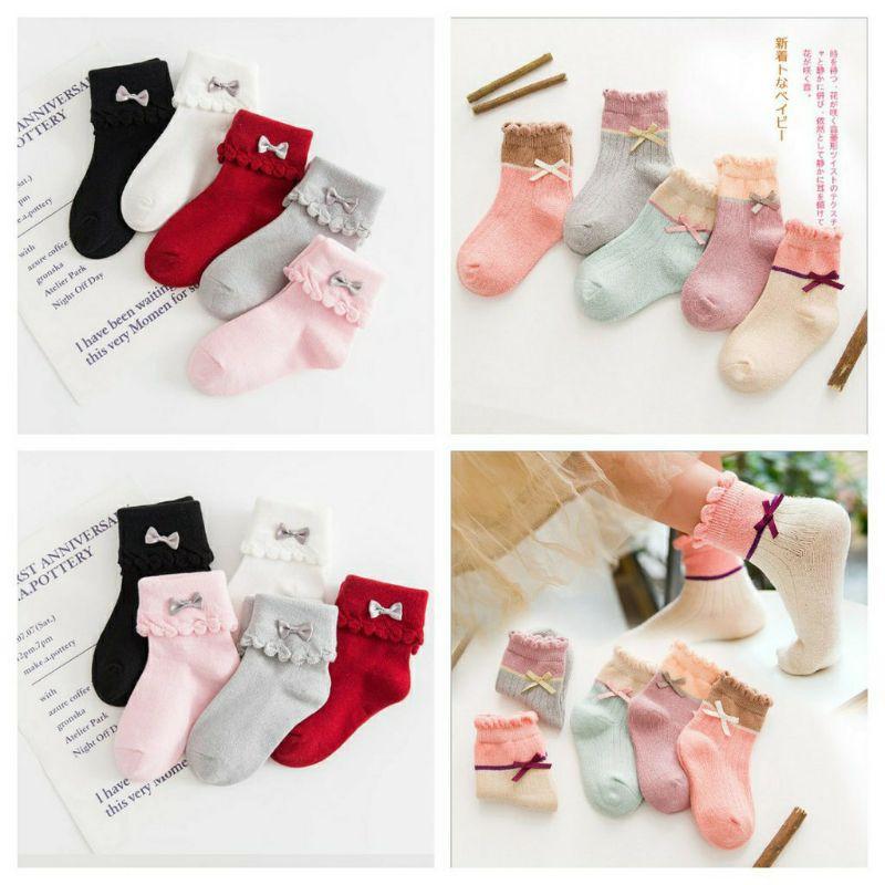 Set 5 tất công chúa dễ thương cho bé