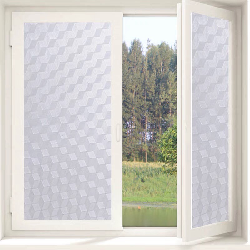 Combo 5 mét Decal dán cửa kính mờ phòng tắm, cửa sổ, hoa văn tổ ong trắng