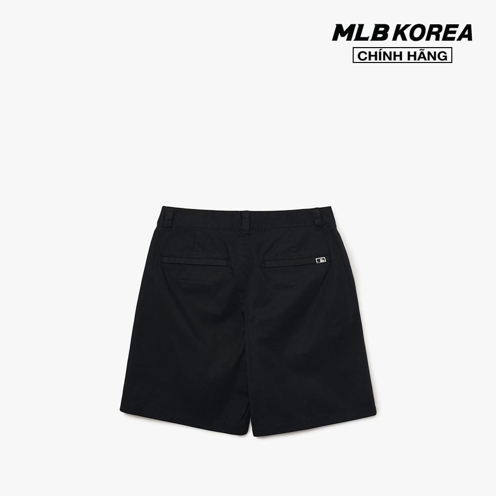 MLB - Quần shorts ngang gối nữ Basic Medium Logo Bermuda 3FSMB0633-50BKS