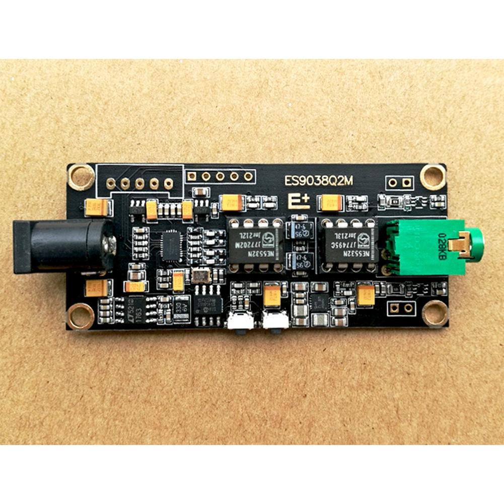 Bảng giải mã ES9038Q2M NE5532 I2S Input ES9038 Mô -đun USB không đồng bộ có thể được sử dụng với giao diện Ý