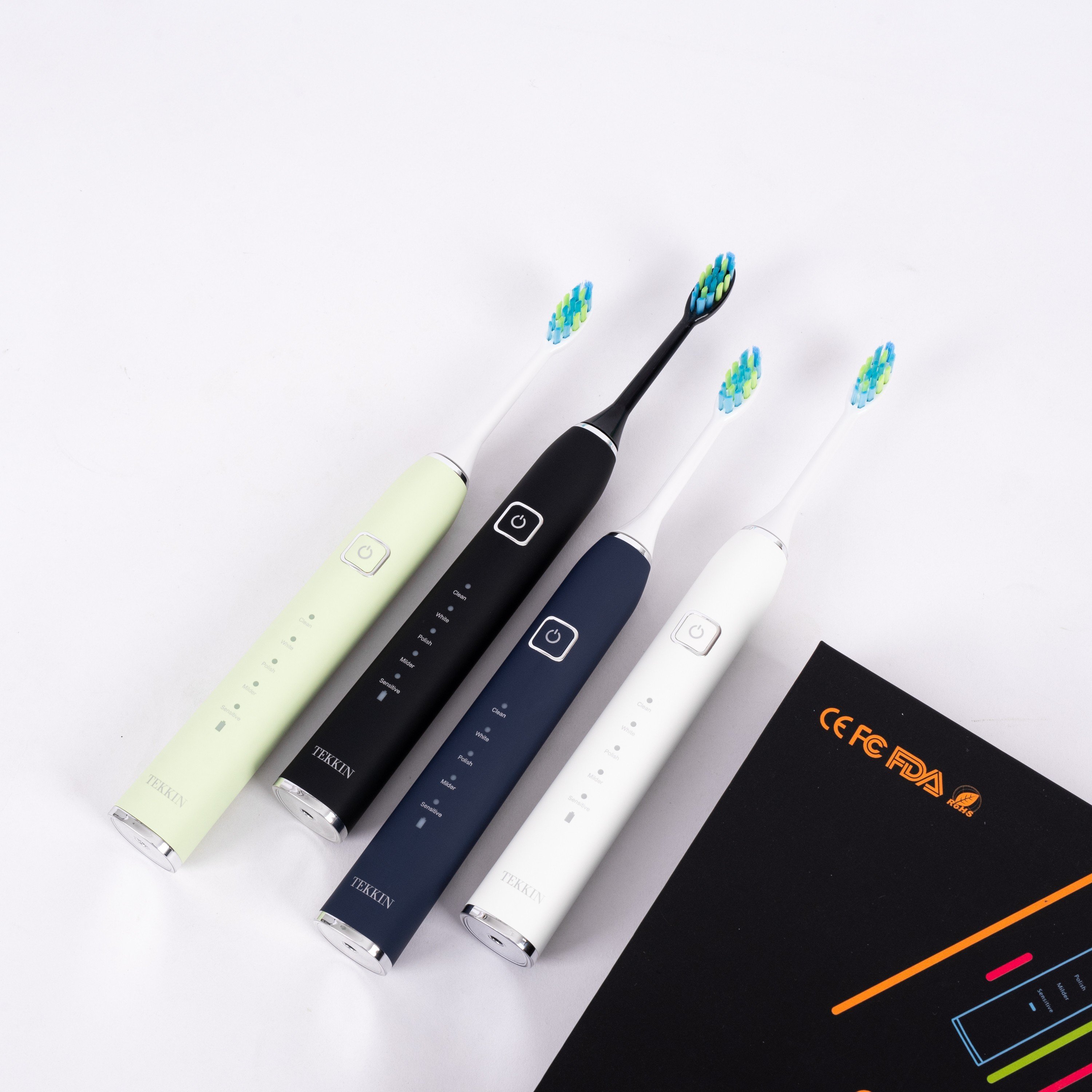 Bàn chải đánh răng điện TEKKIN SONIC TI-818 5 chế độ - Hàng chính hãng / hàng nhập khẩu