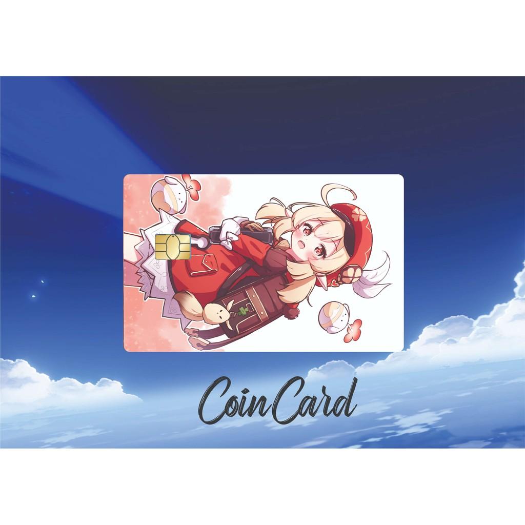 Sticker / Miếng dán Thẻ ATM , Thẻ Ghi nợ, Tín dụng hình GENSHIN IMPACT Klee