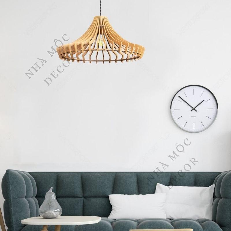 Đèn gỗ thả trần trang trí mẫu TT88
