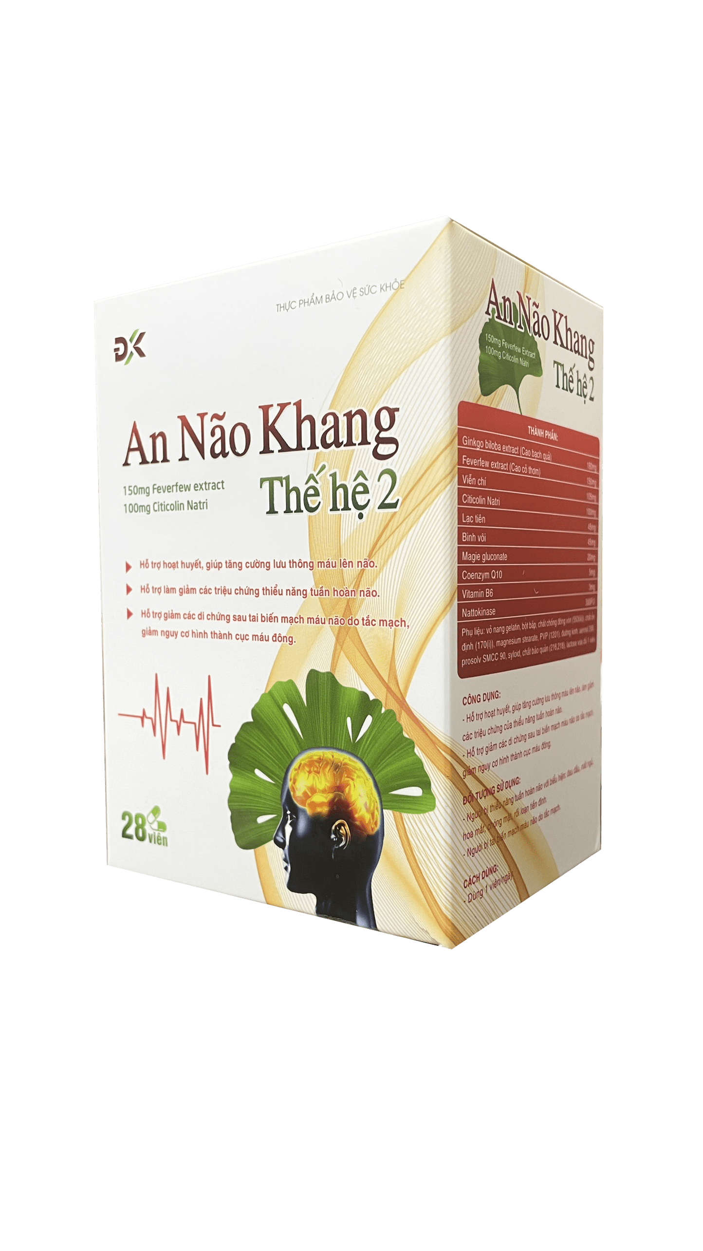 Viên Uống Hoạt Huyết Giúp Tăng Tuần Hoàn Máu Não - An Não Khang