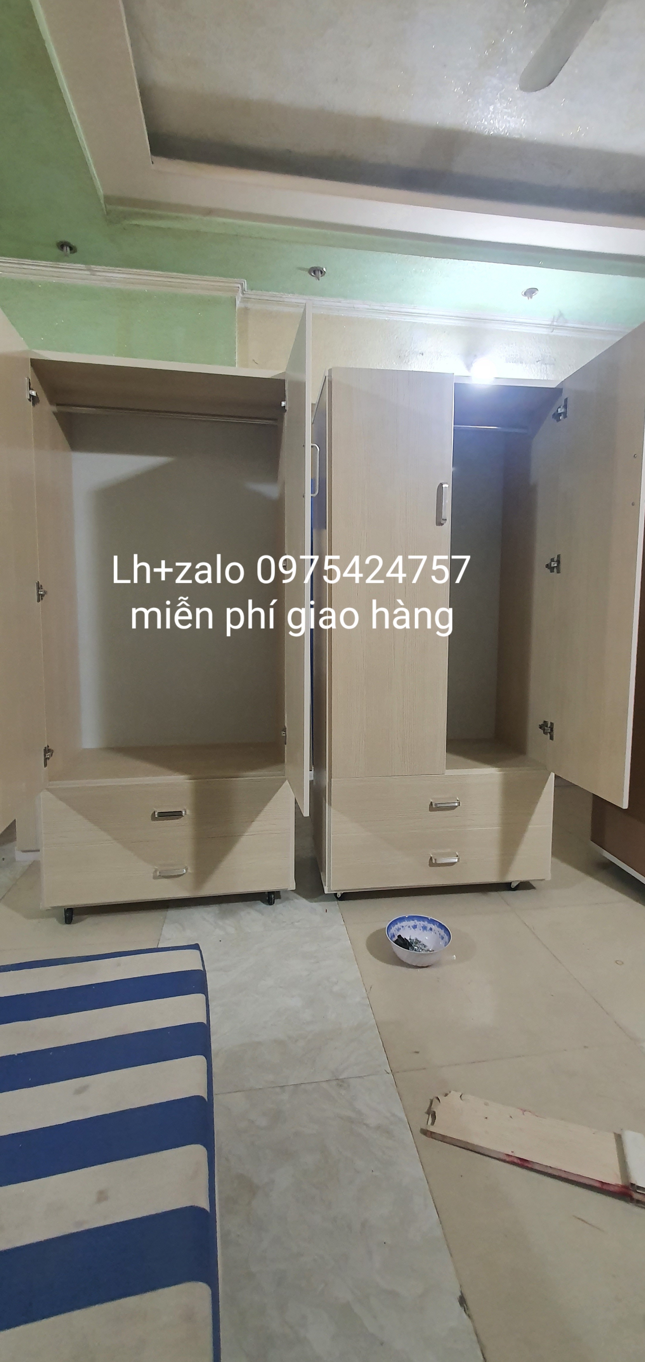 Tủ nhựa đài loan 2 cánh freeship