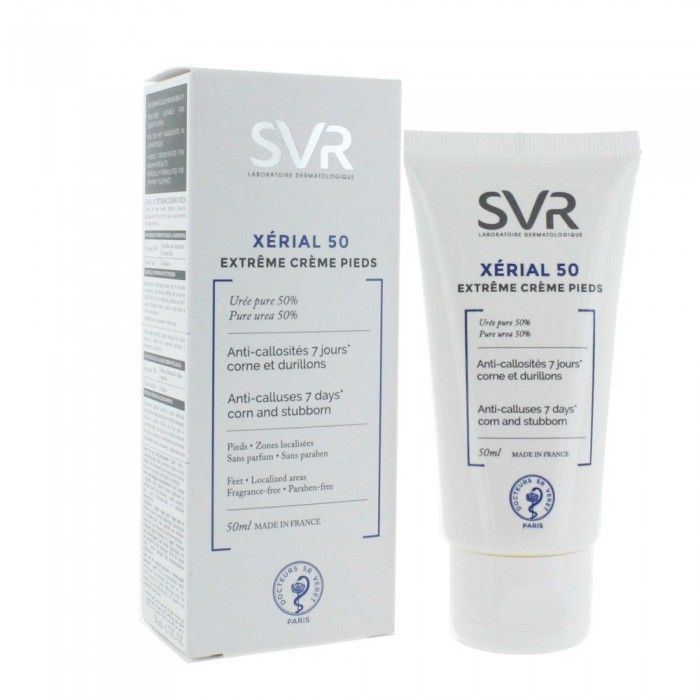 Kem dưỡng da làm giảm vết chai ở bàn chân, bàn tay và khuỷu tay SVR XERIAL 50 Extreme Creme Pieds 50ml + Tặng Kèm 1 Băng Đô Tai Mèo ( Màu Ngẫu Nhiên)