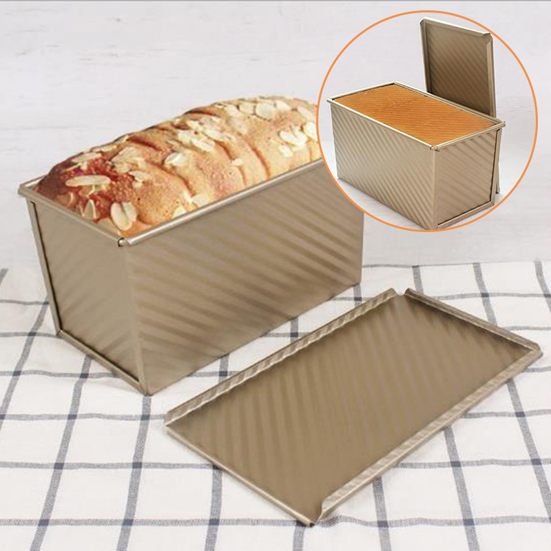 Khuôn nướng bánh mì có nắp bằng chất liệu thép mạ nhôm không dính Máy Nướng Bánh Mì Sandwich Đa Năng