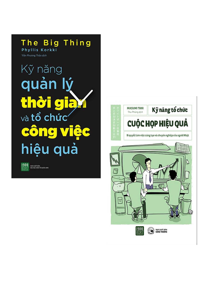 Combo Kỹ Năng Quản Lý Thời Gian Và Tổ Chức Công Việc Hiệu Quả + Kỹ Năng Tổ Chức Cuộc Họp Hiệu Quả (Bộ 2 Cuốn)