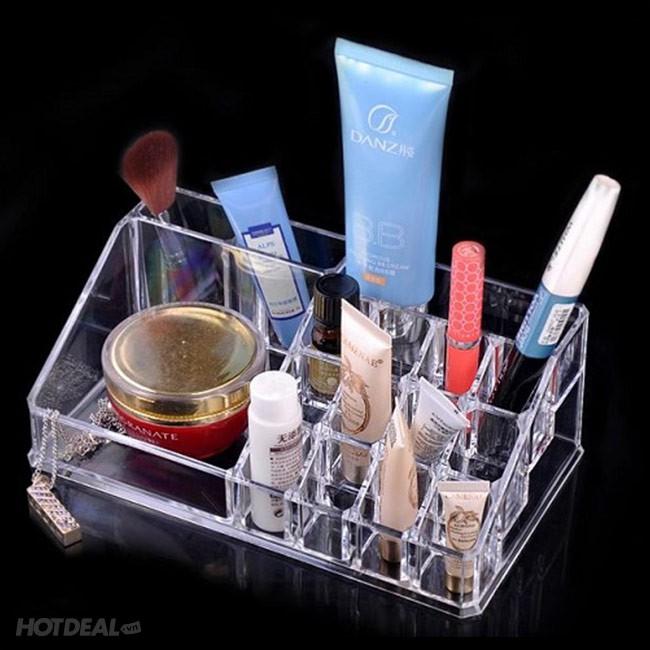 Kệ Mica Đựng Mỹ Phẩm Trang Sức 4 Tầng loai dày