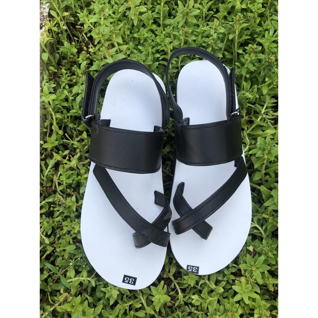 Dép sandal nữ ( đế trắng quai đen ) size từ 35 nữ đến 41 nữ size khác nhắn tin để chọn thêm