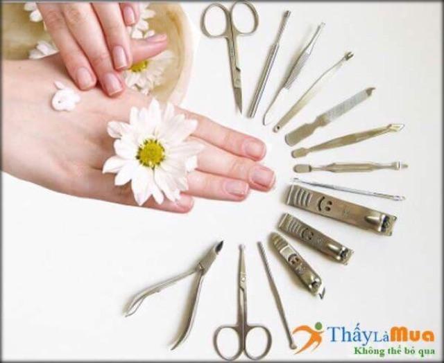 Bộ kềm cắt móng tay 12 món tiện dụng