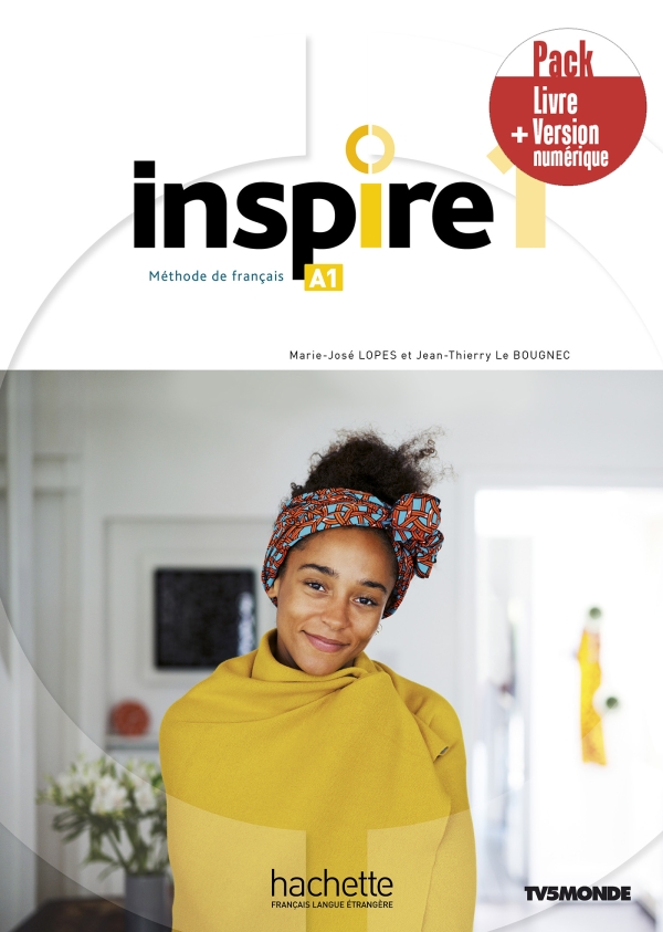Sách học tiếng Pháp INSPIRE 1 - PACK LIVRE DE L'ELEVE + VERSION NUMERIQUE (A1)