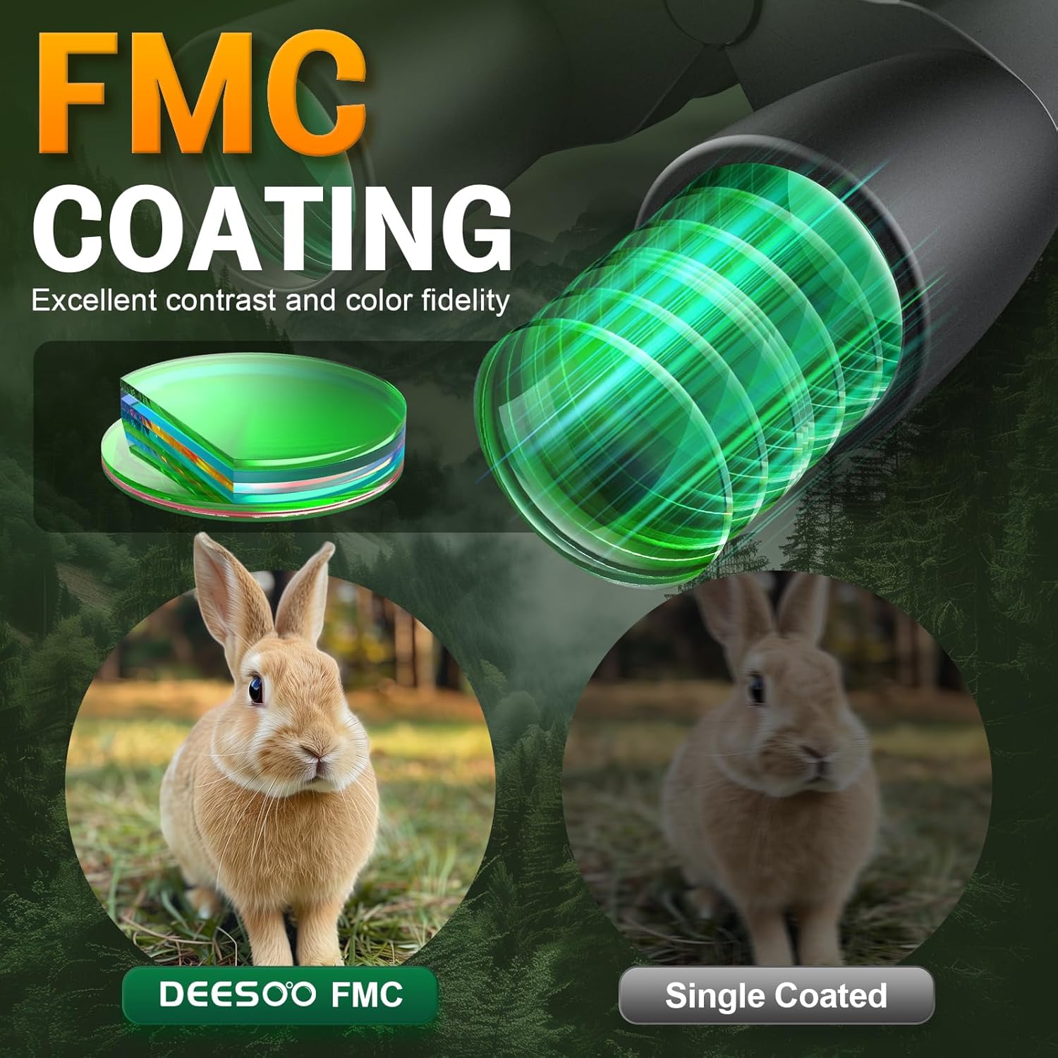 Ống nhòm hai mắt phóng đại lớn Terino BZ-1050HD new (lăng kính BAK4, HD, độ phóng đại lớn zoom 12x-36x, thấu kính FMC, màu đen) - Hàng chính hãng