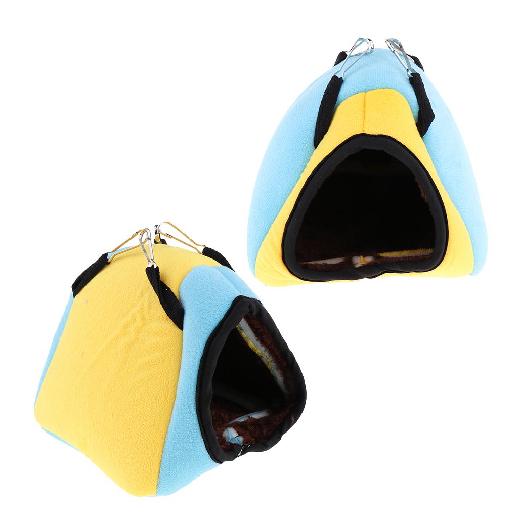 Rabbit Guinea Pig Hamster Cotton House Bed Cute for Small Animals yellow