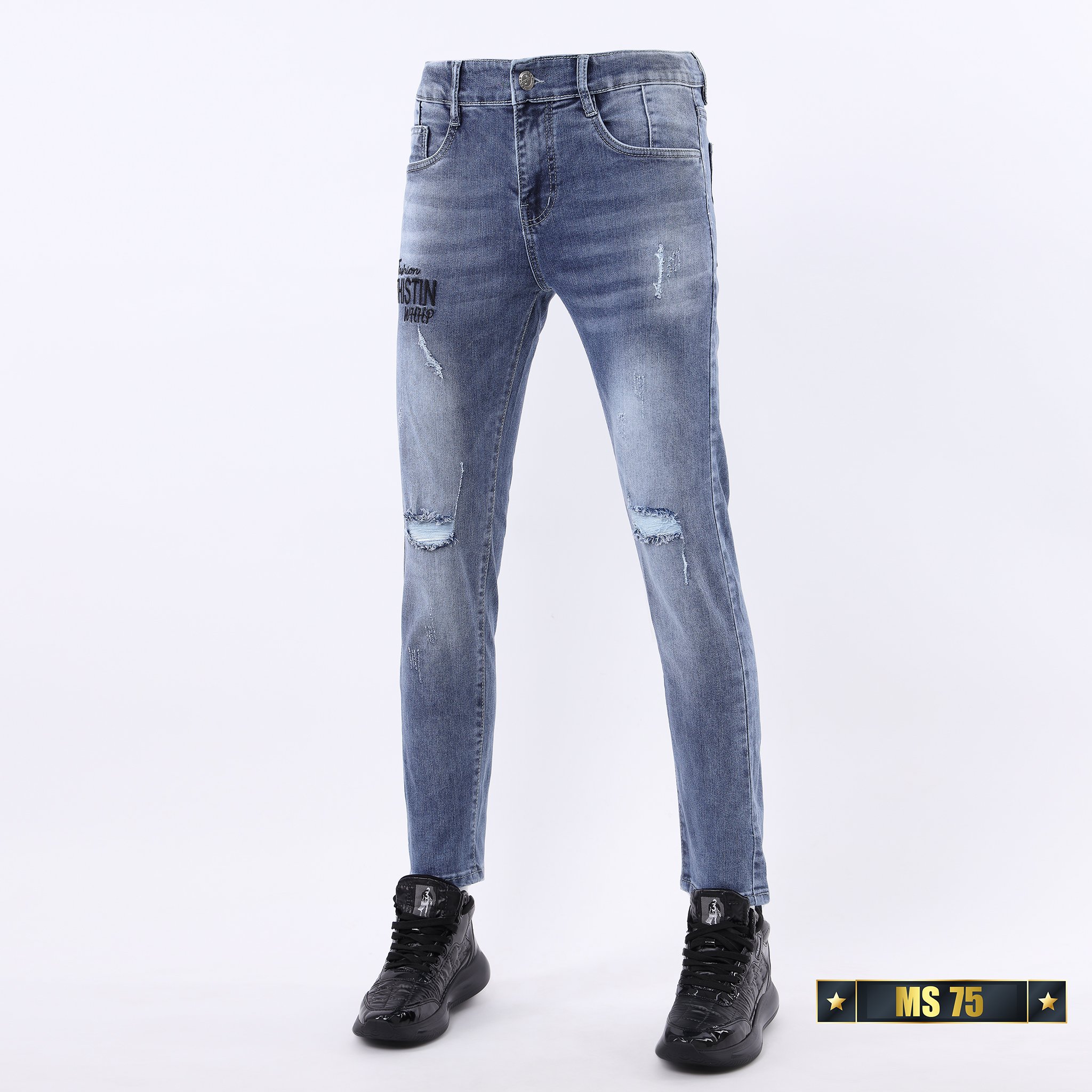 Quần Jean Nam Gemini Chất Liệu Denim Co Giãn Tốt, Cực Kỳ Thoáng Mát QJNA075