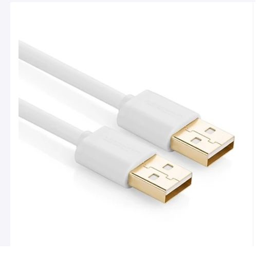 Dây USB 2.0 (đực sang đực) mạ vàng dài 2m UGREEN US102 30134 - Hàng Chính Hãng