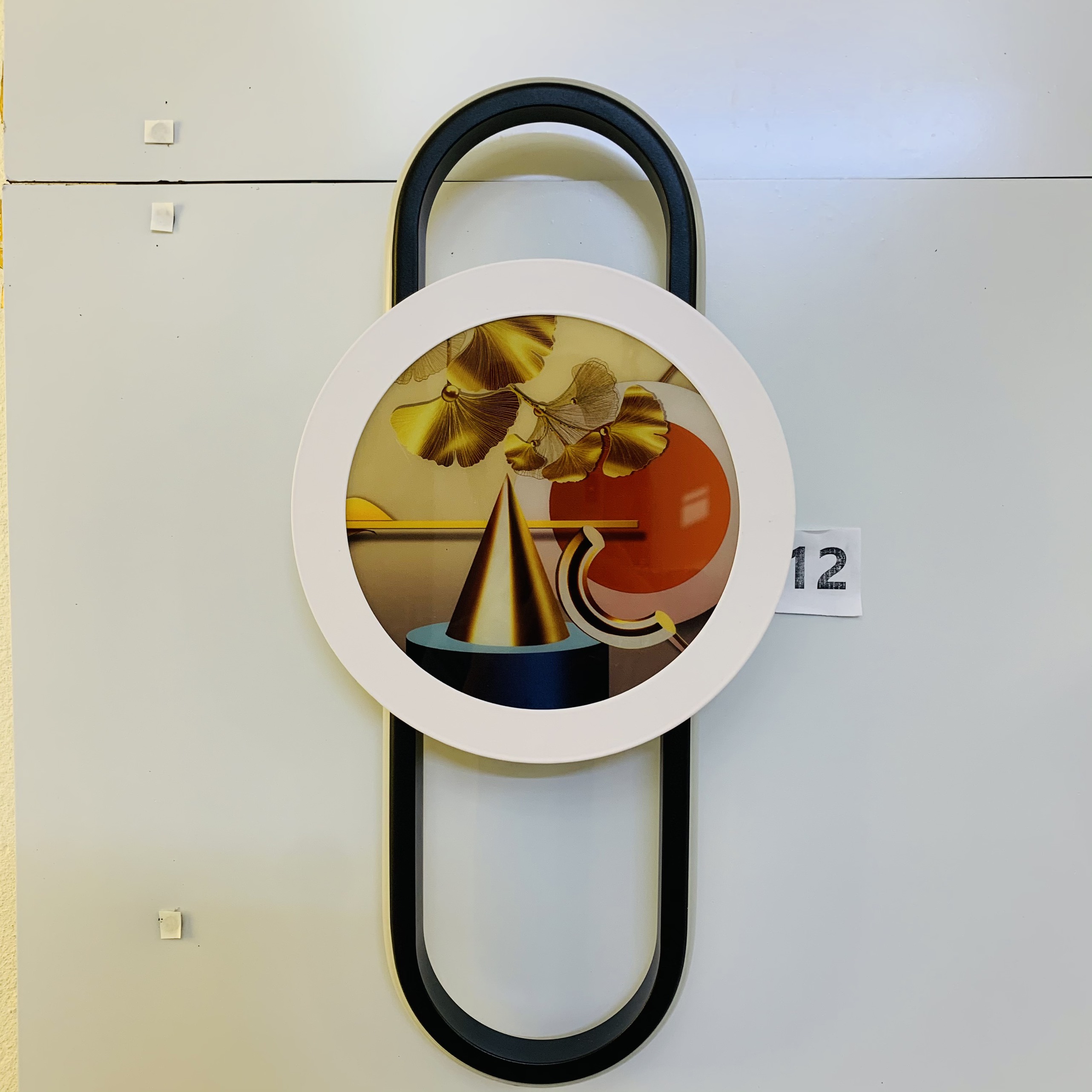 Đèn led gắn tường MONSKY CINOL với họa tiết độc đáo, hiện đại , 3 chế độ màu ánh sáng