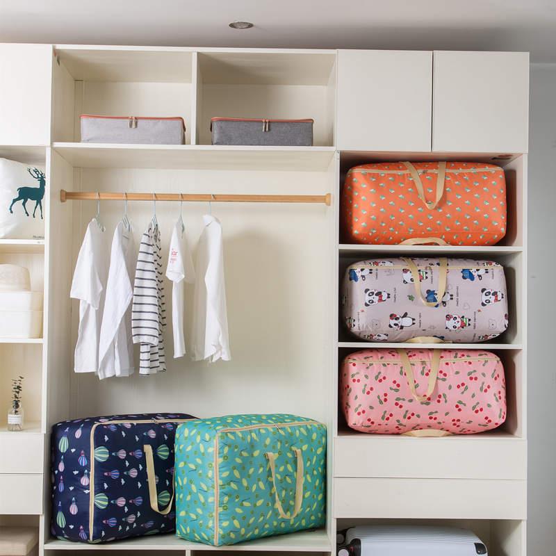 Mới Vải Oxford Túi Lưu Trữ Lớn Chống Thấm Nước Di Động Quần Áo Người Tổ Chức Gấp Tủ Quần Áo Người Tổ Chức Quần Áo Túi Bảo Quản