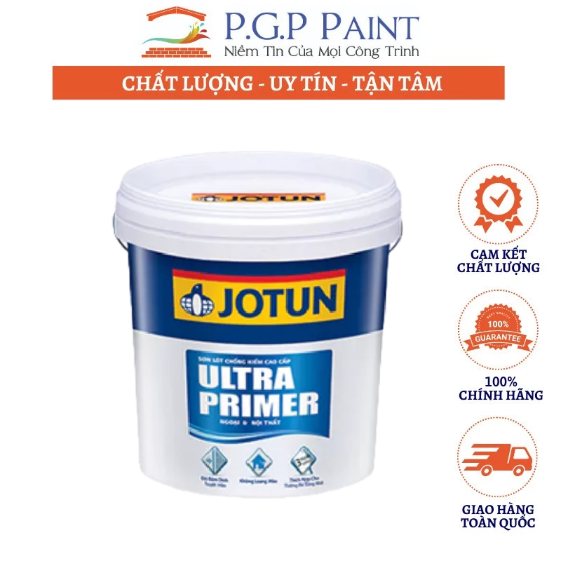 Sơn Lót Chống Kiềm Ngoại Thất Cao Cấp Jotun Ultra Primer 17L